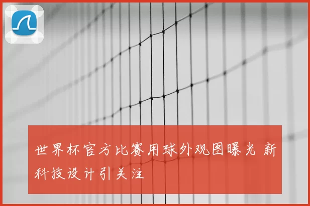 世界杯官方比赛用球外观图曝光 新科技设计引关注